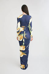 Loni Long Sleeve Dress by Pfeiffer, ruched long sleeve jersey dress, perfect for day to night styling