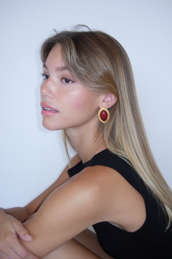 Heaven Mayhem | Wine Earrings | Girls with Gems