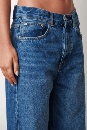 Bayse | Perry Low Slung Baggy True Blue | Girls With Gems