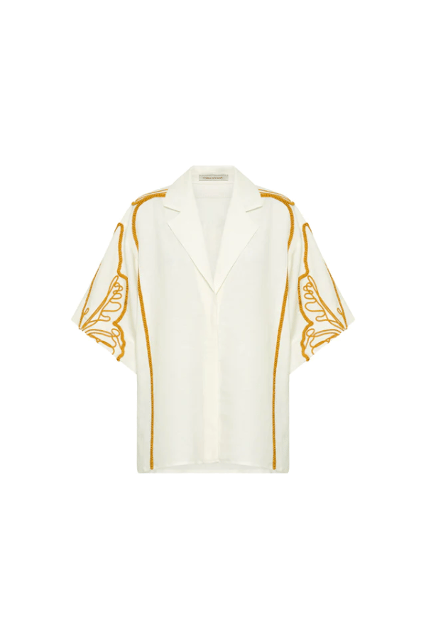 Camilla And Marc | Lanza Shirt Cream | Girls With Gems