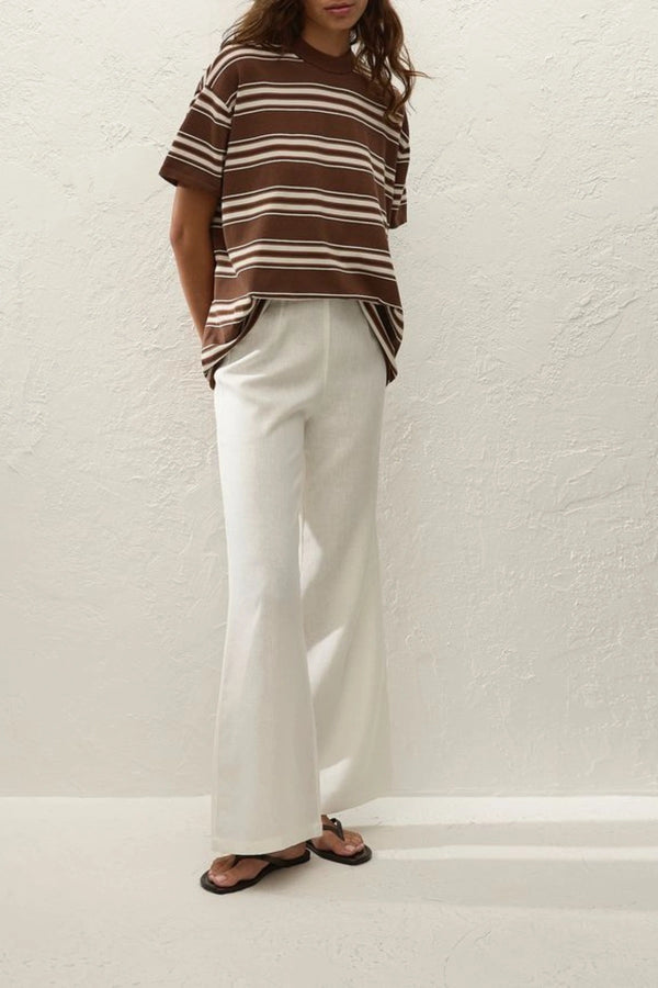 Le Paz Top Ombre Stripe Macro Carob