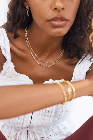 Avant Studio | Goldie Necklace Gold | Girls with Gems
