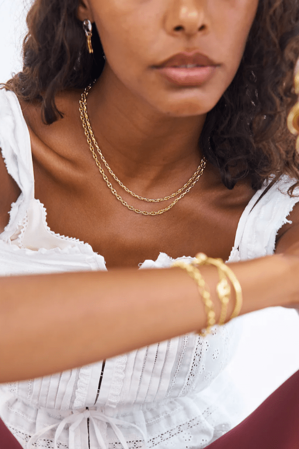 Avant Studio | Goldie Necklace Gold | Girls with Gems