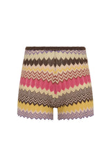 Raya Short Perla Stripe by Faithfull the Brand – striped knit shorts with relaxed fit and zig zag hem. Perfect for resort styling.
