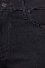 The Kick It Nighty Night by Mother, high rise straight leg black jeans, perfect for everyday or elevated styling