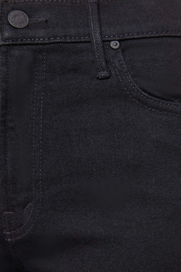 The Kick It Nighty Night by Mother, high rise straight leg black jeans, perfect for everyday or elevated styling