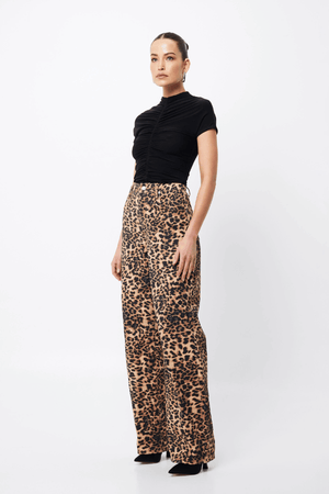 Mossman | Prowl Jean Leopard Print | Girls with Gems