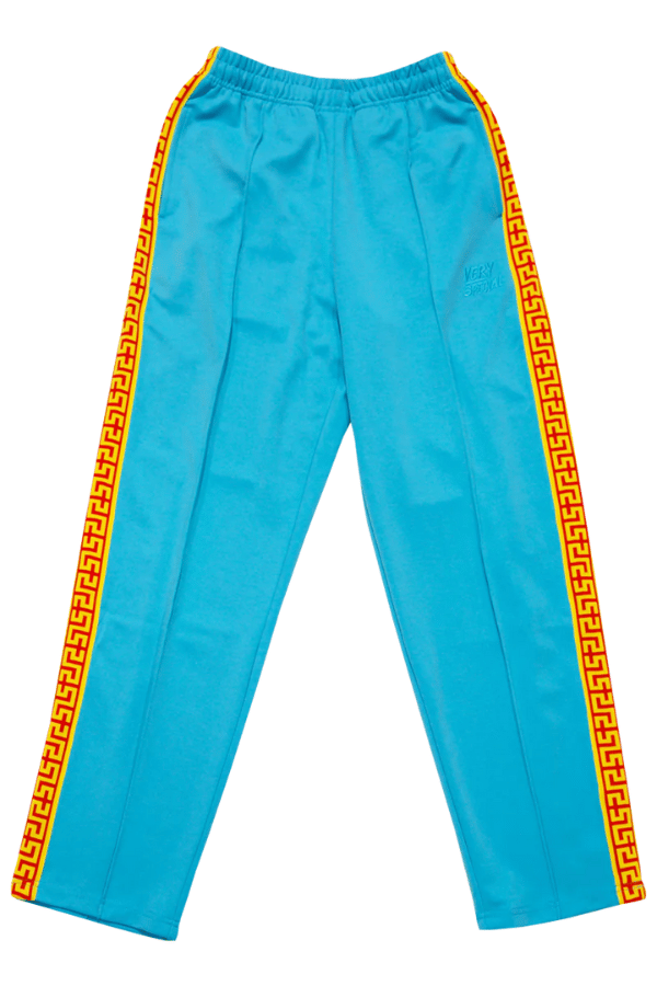 Something Very Special | Blue Geo Track Pant | Girls With Gems