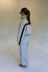 Tamara Mid Rise Balloon Pants Beige by Sneaky Link, relaxed tailored pants, perfect for chic everyday wear