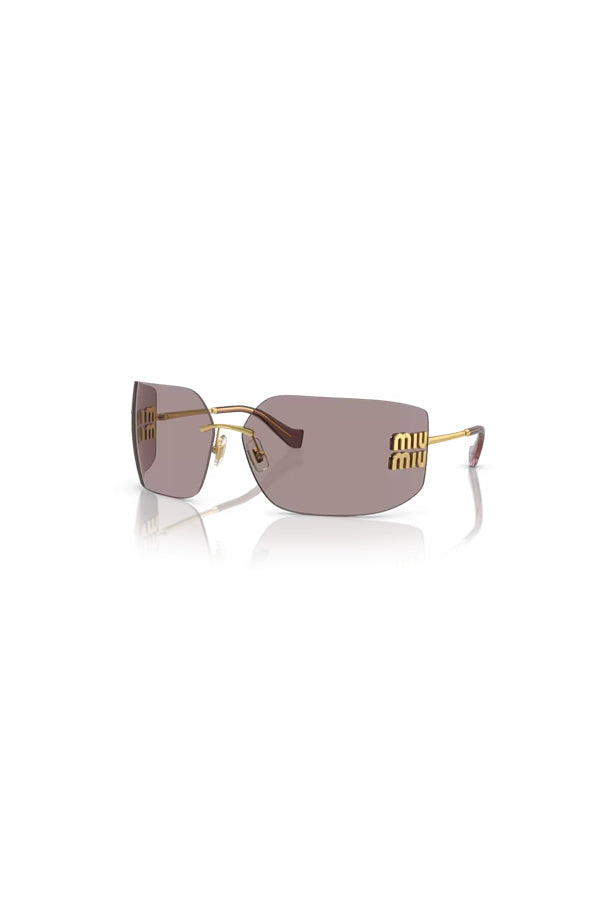 Miu Miu | MU 54YS Gold W/ Light Purple | Girls With Gems