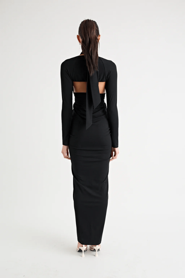 Pfeiffer | Victoria Maxi Dress Black | Girls with Gems