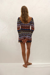 Sierra Mini Dress Cadaqués Stripe