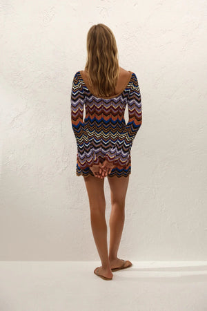 Sierra Mini Dress Cadaqués Stripe