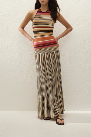Maretta Maxi Dress Murano Stripe