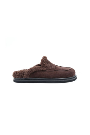 Teddy Suede Loafer Chocolate