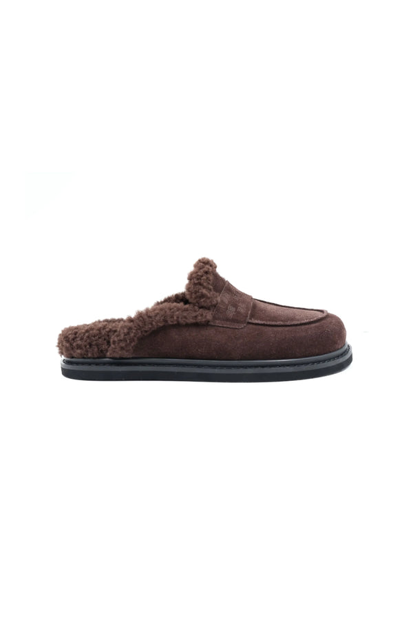 Teddy Suede Loafer Chocolate