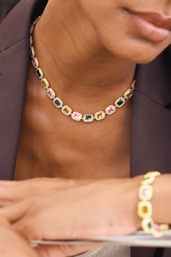 Avant Studio | Remy Choker Necklace Royale | Girls with Gems