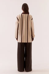 Mian Knit Choc/Cream