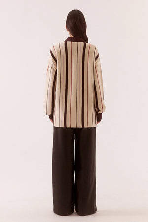 Mian Knit Choc/Cream