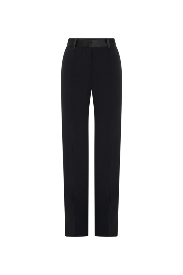 Serene Shirt Black by Camilla and Marc, relaxed linen-blend with embroidered detail and side splits, perfect for trendy summer days or resort escapes.