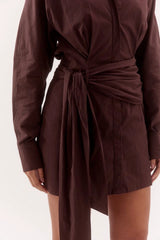 Marlowe Shirt Dress Espresso