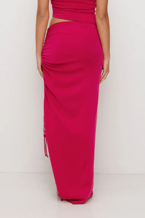 The Wolf Gang | Flor Skirt Magenta | Girls with Gems