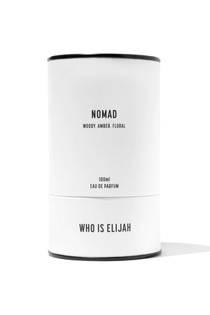 NOMAD by Who Is Elijah is a versatile fragrance with notes of Egyptian Jasmine, Saffron, Almond, Amberwood, and Musk.