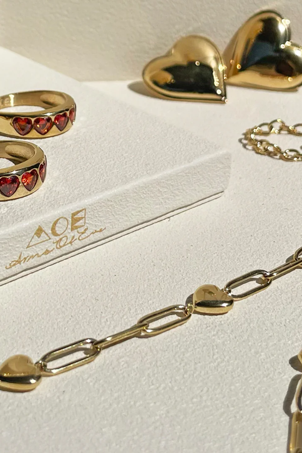 Arms of Eve | J'adore Gold Ring Red | Girls with Gems