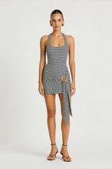 Billy Mini Dress Navy Stripe