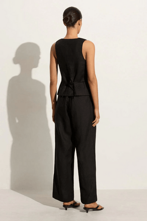 Faithfull the Brand | Stanze Vest Black | Girls With  Gems