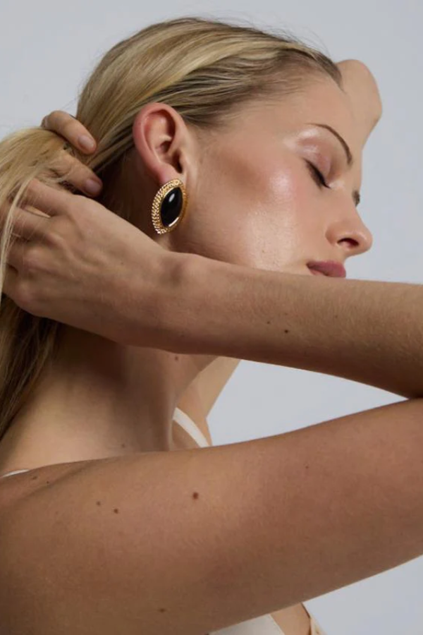 Heaven Mayhem | Noir Earrings | Girls with Gems