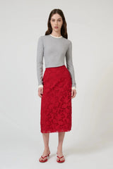 Fina Long Sleeve Top Grey Marle White by Onte, soft knit long sleeve top, perfect for layering or everyday styling
