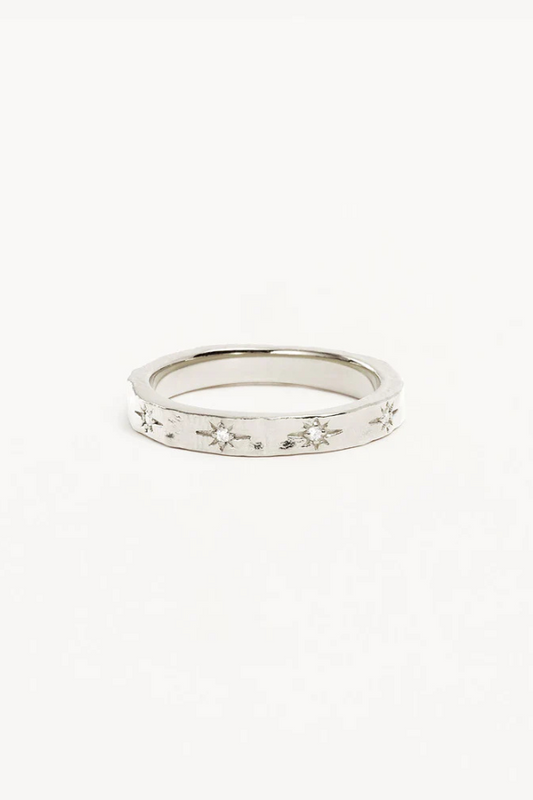 By Charlotte | Silver Stardust Ring | Girls with Gems