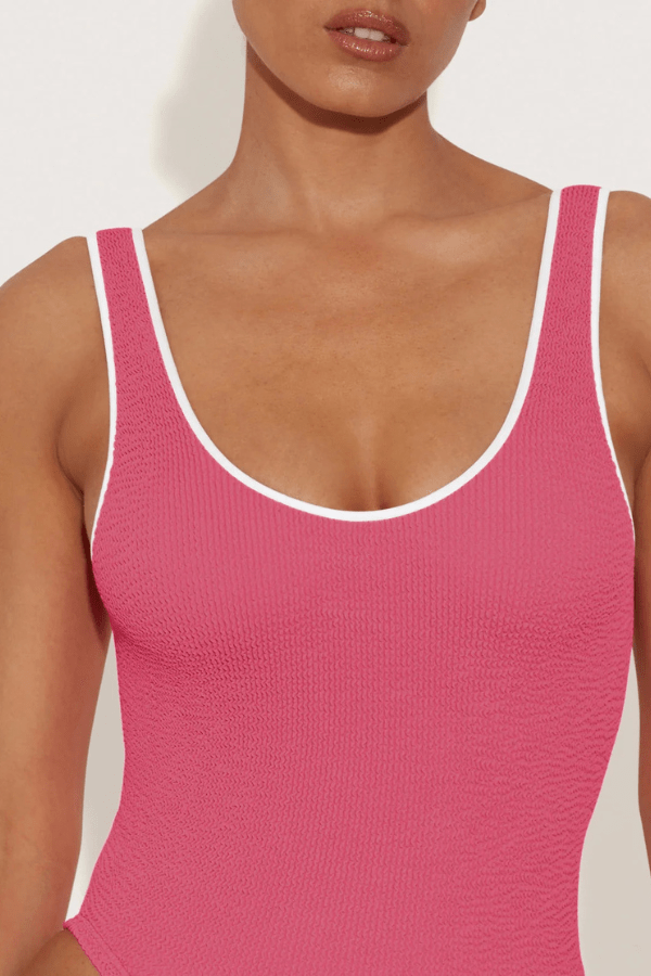 Hunza G | Faye Swim Candy Pink | Girls with Gems
