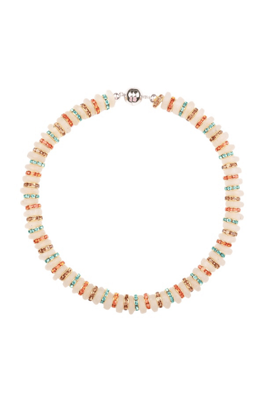 Shop Julietta | Heron Glass Necklace Multi | Girls with Gems