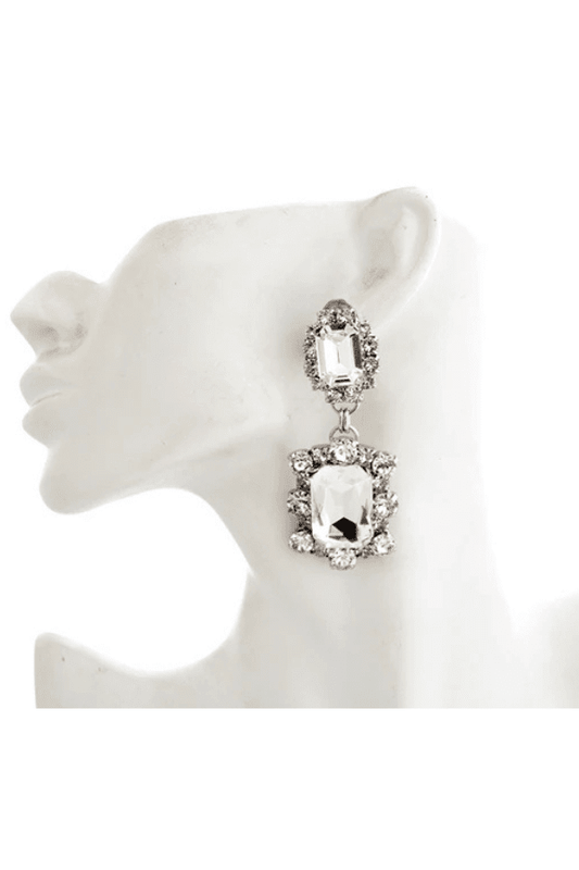 House of Emmanuele | Dynasty Angelina Crystal Earrings | Girls with Gems