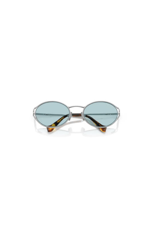 Miu Miu | MU 52YS Silver W/ Light Blue | Girls With Gems