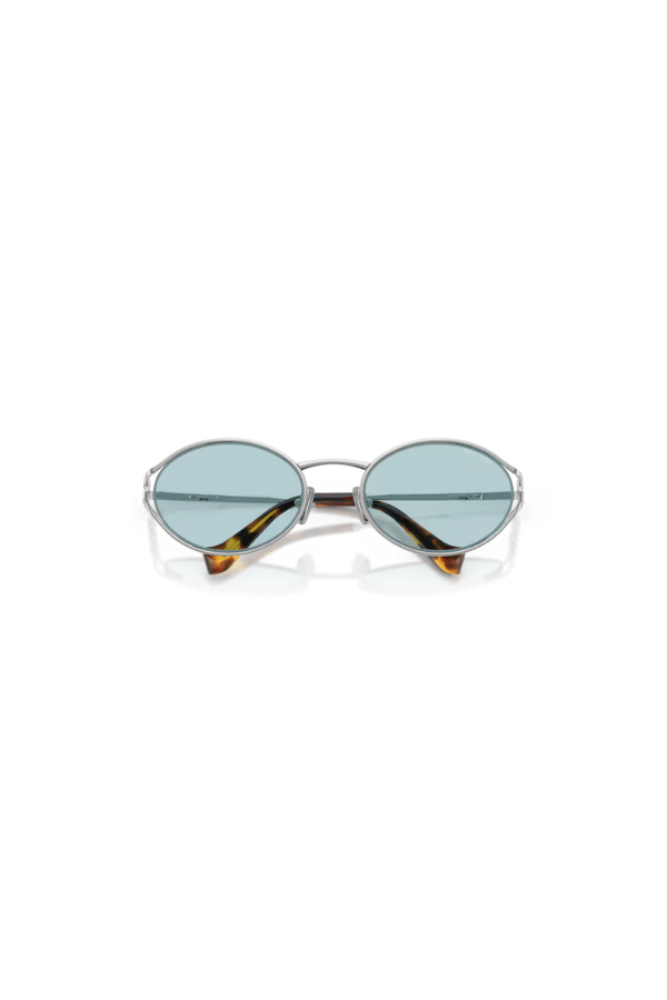 Miu Miu | MU 52YS Silver W/ Light Blue | Girls With Gems