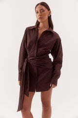 Marlowe Shirt Dress Espresso