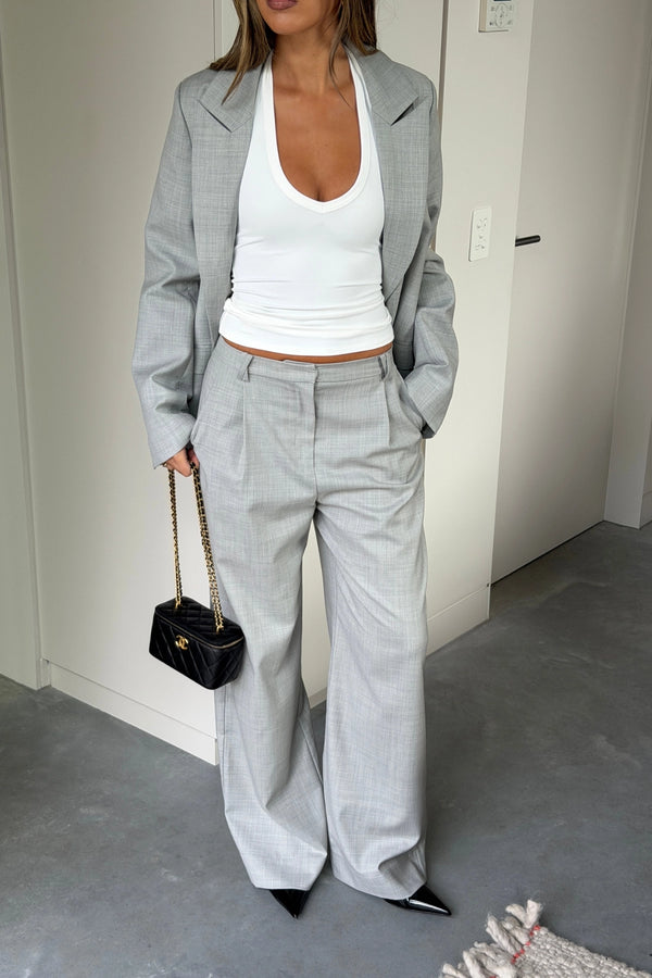 Ella Squire Tailored Suit Pant Grey