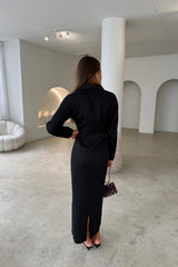 Lefka Long Sleeve Dress Black