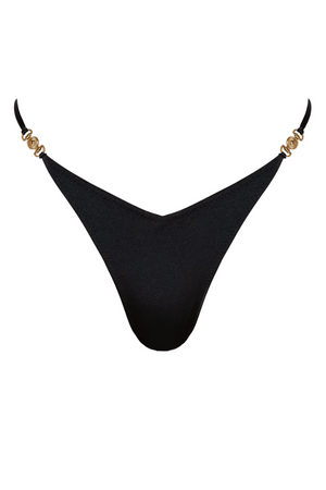 Sommer Swim | Lia Bottom Nero | Girls With Gems