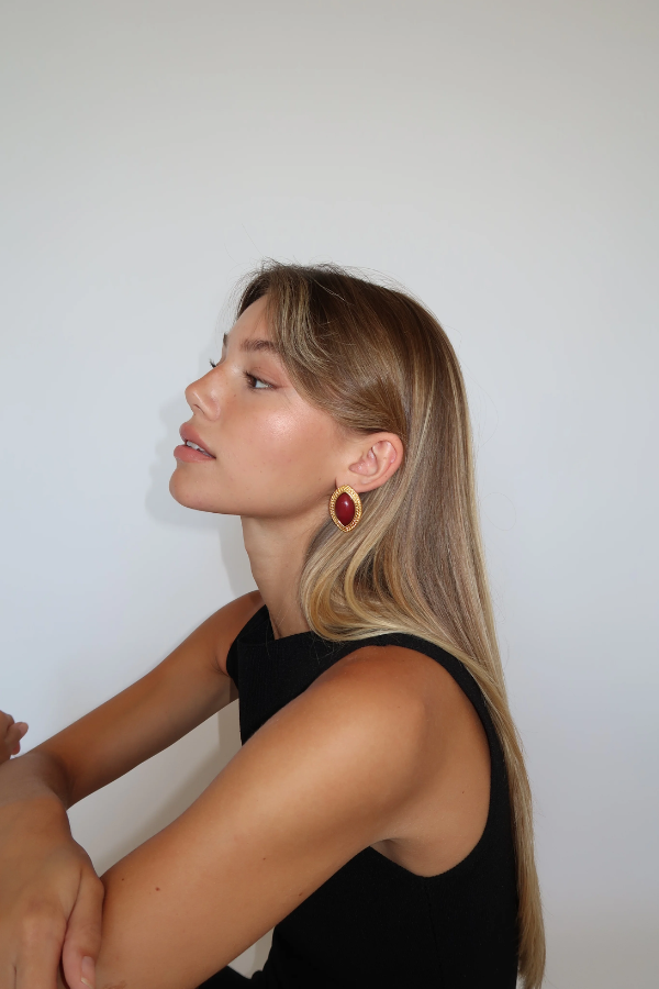 Heaven Mayhem | Wine Earrings | Girls with Gems