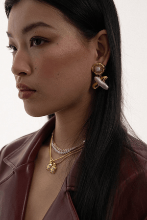 Mountain and Moon | Quinn Earrings | Girls with Gems