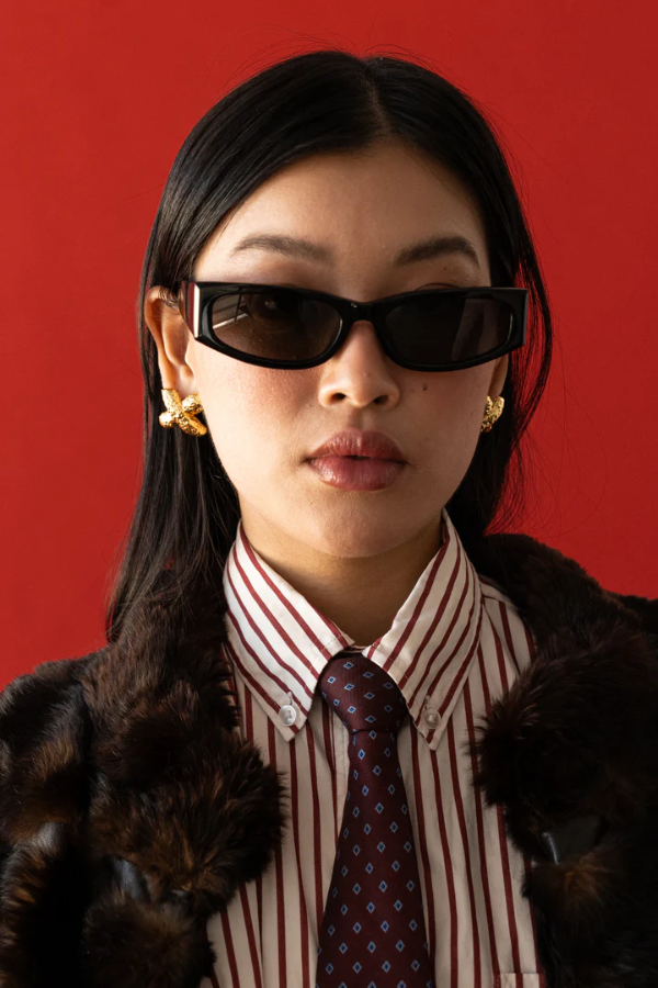 Mountain and Moon | Frances Earrings Gold | Girls with Gems