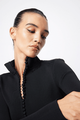 Mossman | Mayfair Long Sleeve Top Black | Girls With Gems