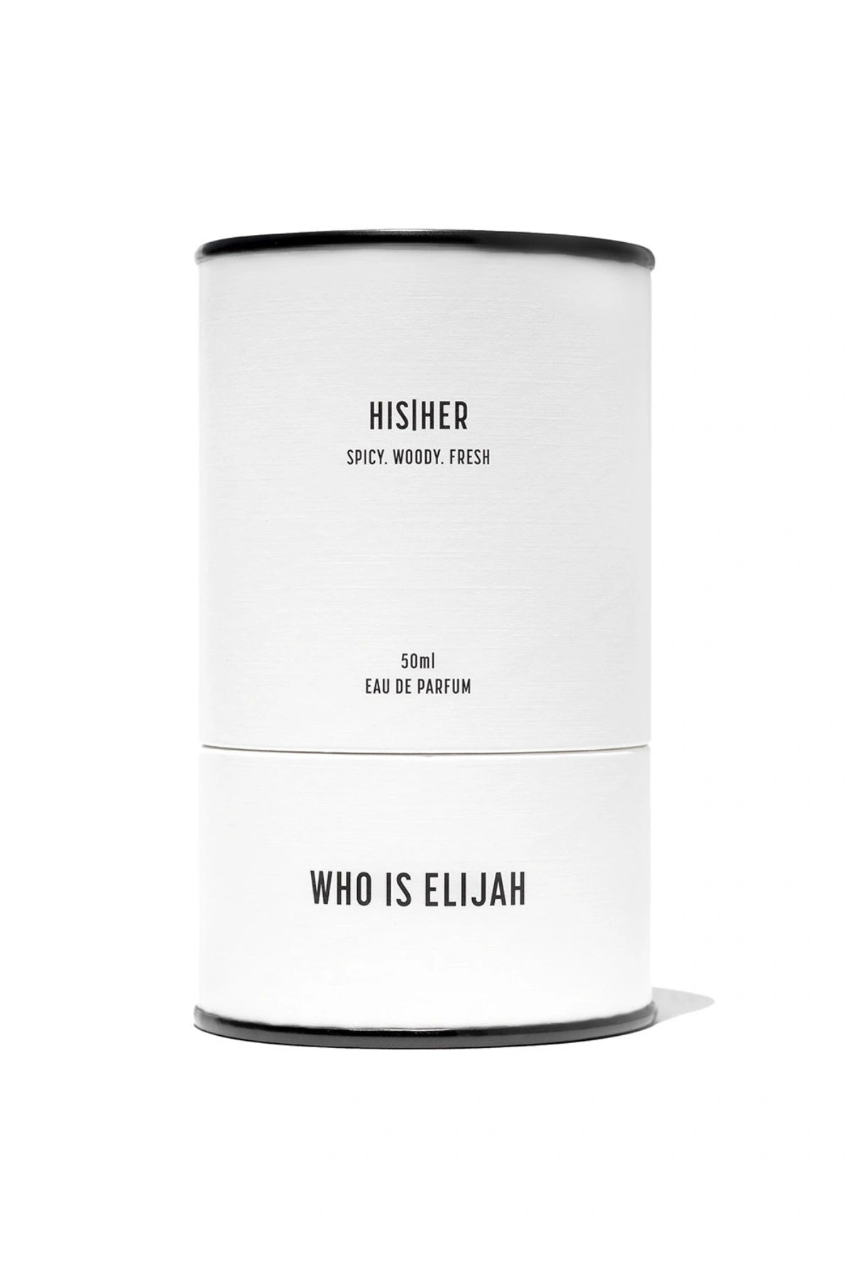 His|Her 50ml by Who Is Elijah, a debut unisex fragrance that captures the thrill, indulgence, and wild side of life.