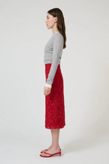 Fina Long Sleeve Top Grey Marle White by Onte, soft knit long sleeve top, perfect for layering or everyday styling