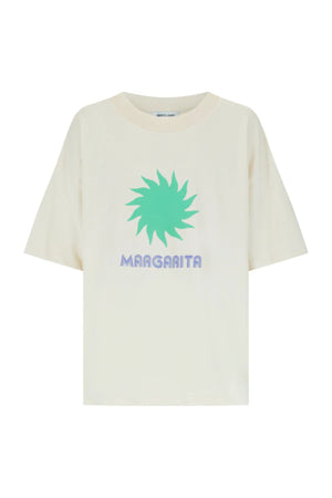 Margarita Tee by Araminta James — an oversized natural cotton tee with a front graphic, perfect for relaxed everyday styling.