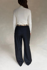 Alexa Tailored Suit Pant Black by Sneaky Link, wide leg tailored pants perfect for office or evening styling